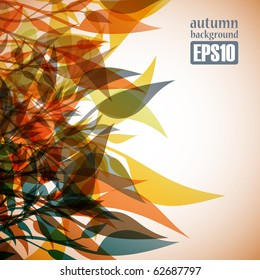 autumn background, eps10