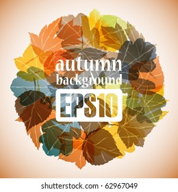 autumn background, eps10