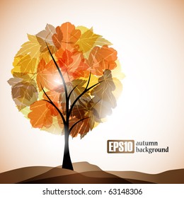 autumn background, eps10