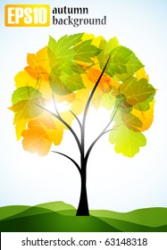 autumn background, eps10