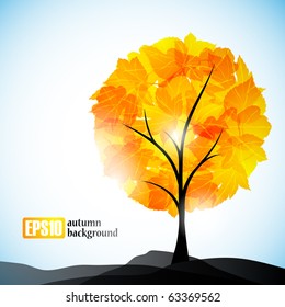 autumn background, eps10