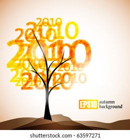 autumn background, eps10