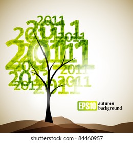 autumn background, eps10