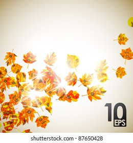 autumn background, eps10