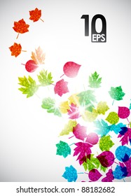 autumn background, eps10