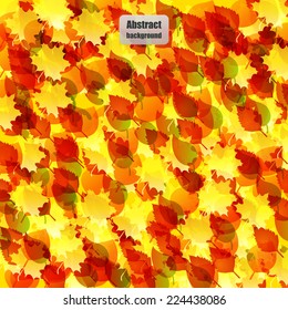 Autumn background. Eps10 Vector illustration