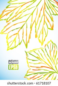 autumn background, eps8