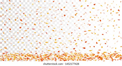 Autumn background. Falling leaves. Vector illustration. The frame of the leaves. Element for design business cards, invitations, gift cards, flyers and brochures.