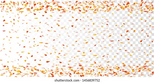 Autumn background. Falling leaves. Vector illustration. The frame of the leaves. Element for design business cards, invitations, gift cards, flyers and brochures.