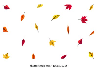 Autumn Background With Flat Design