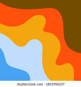 autumn background in full color