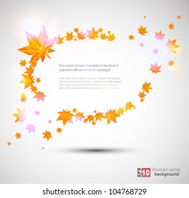 autumn background with great color lights