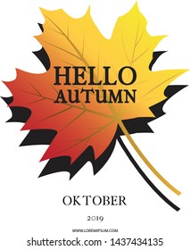Autumn background illustration designs can be used for background displays, gift cards, wallpapers, brochures, flyers, templates, websites