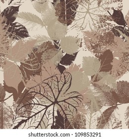 autumn background with leaves