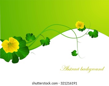Autumn background with leaves