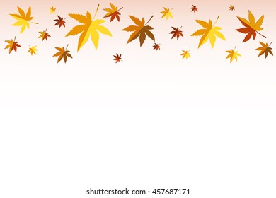 Autumn background of leaves