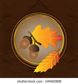 Autumn, background with leaves. Back to school