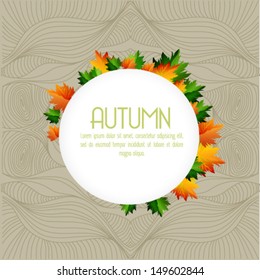 Autumn, background with leaves. Back to school