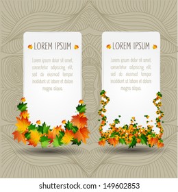 Autumn, background with leaves. Back to school