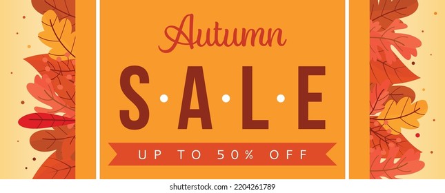 Autumn background with leaves. Can be used for poster, banner, flyer, invitation, website or greeting card. Vector illustration.