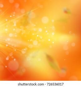 Autumn background with leaves. And also includes EPS 10 vector