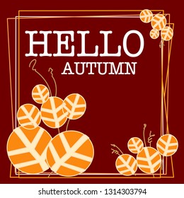 Autumn background or leaves and tree for autumn background vector.300.eps