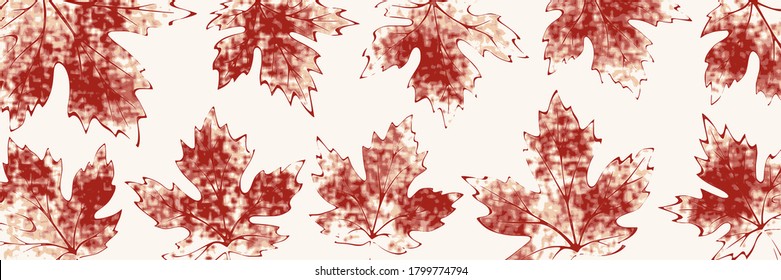 Fondo otoñal de hojas, diseño vectorial, banner