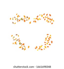autumn background logo template illustration