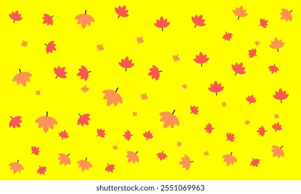 autumn background. maple leaf background. vector illustration. fall season
