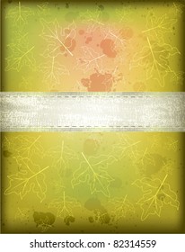 autumn background with maple leaves