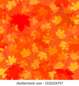 autumn background with maple leaves. vector illustration. design template for print, greeting card, banner, invitation, poster, vignette, flyer, card, sign 