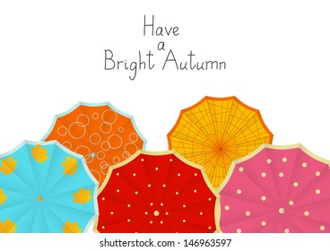 Autumn background with place for text