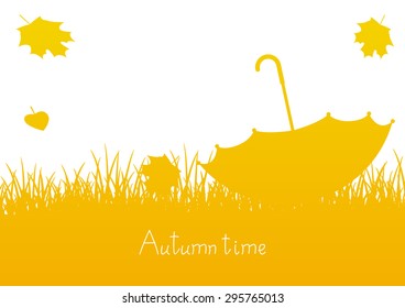 Autumn background with place for Your text