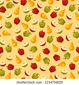 Autumn Background. Seamless Pattern. 