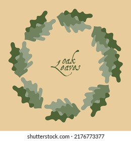 Autumn background with simple leaves for advertising posters and cards