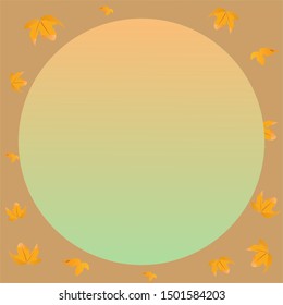 Autumn background in soft warm tone