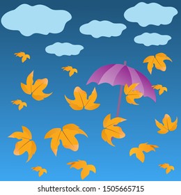 Autumn background in soft warm tone