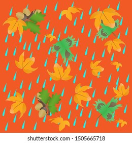 Autumn background in soft warm tone