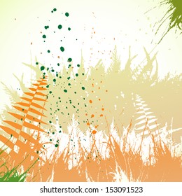 Autumn background with a space for a text