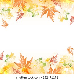 Autumn background with space to your text