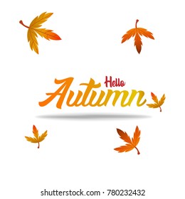 Autumn Background Template For Website or Greeting Card
