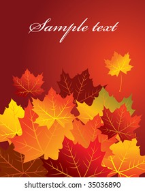 Autumn background, vector