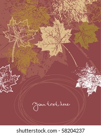 Autumn background, vector