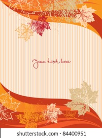 Autumn background, vector