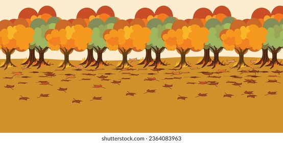 Autumn background vector art eps 