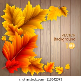Autumn background. Vector eps 10.