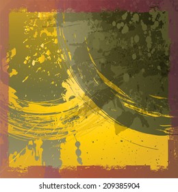 Autumn background. Vector illustration. 