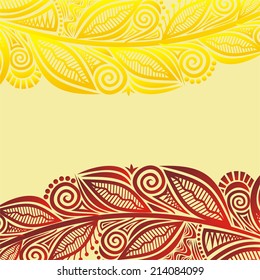 Autumn background vector illustration