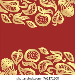 Autumn background. Vector illustration.