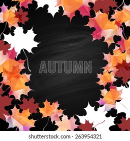 Autumn background. Vector illustration. Eps 10.